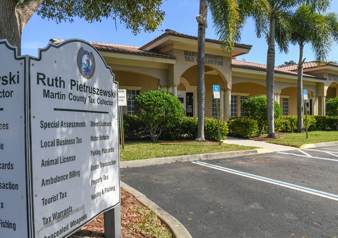 The Martin County Tax Collector Office for licenses, auto tags and titles at the Willoughby Commons office are currently closed, leaving customers to unable to update their license plates, titles, and licenses at this office on Monday, Nov. 1, 2021 in Stuart.