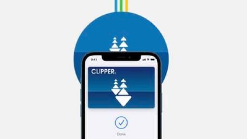clipper card express transit apple pay