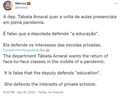 Brazil social listening analysis image with text paraphrased above the image.